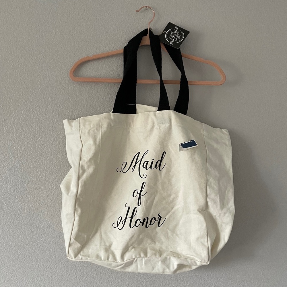 Maid of honor tote bag